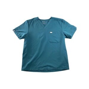 FIGS Technical Collection Teal V Neck Scrub Top XL RN 142258
